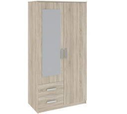 TAMINA 2D2S ruhásszekrény, Sonoma tölgy