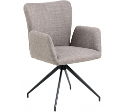 Laura szék karfákkal világosszürke