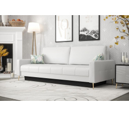 SOFA SKÓRZANA PIANO DL - Skóra biała