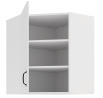 Horní rohová skřínka STELLO - 60x60 GN-72 1F (45­°), Bílá/Bílá