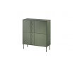 TRESSE 4D komód, zöld