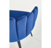 Étkezőszék K410, sötétkék bársony
