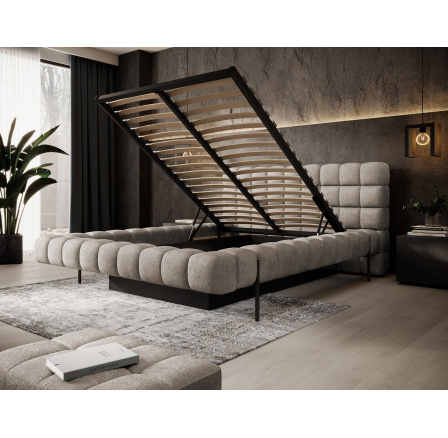 Bed Magentta + metal frame/ gas lift / bedding box 140x200 Touch 18 1