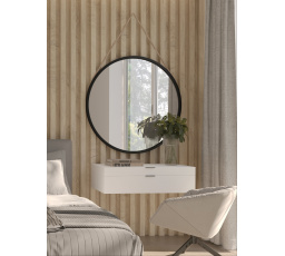 Grace Lustro Okrągłe na sznurze 80cm Lustro 80x80