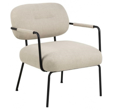 Dillon bézs karosszék karfákkal