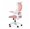 Kancelářská židle, houpací mechanismus, růžová síťovina, KA-C807 PINK