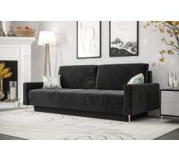 SOFA PIANO DL 225 CM - Odcienie czarnego