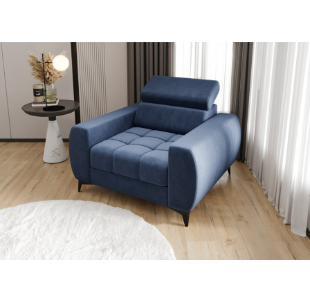 FOTEL PORTO 110 CM - Odcienie niebieskiego