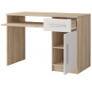 OMEGA III - 08 íróasztal, Sonoma Tölgy/Fehér