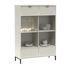 LINKaSTYLE LS-8 vitrin, Kasmír/Fekete