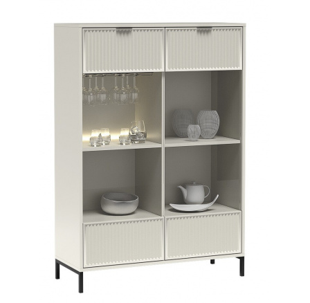 LINKaSTYLE LS-8 vitrin, Kasmír/Fekete