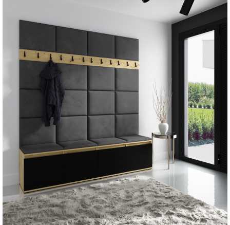 EMI 4 előszobafal, Trinity 15/Artisan+fekete