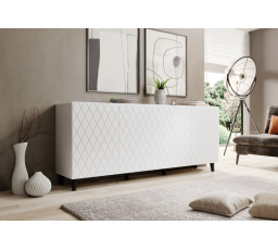 ASTI komód, matt fehér/matt fehér