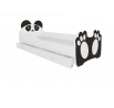 Ágy matraccal és fiókkal BEAR BLACK 160x80 Fekete
