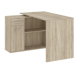 NASH 1D1S íróasztal, Sonoma tölgy