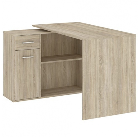 NASH 1D1S íróasztal, Sonoma tölgy