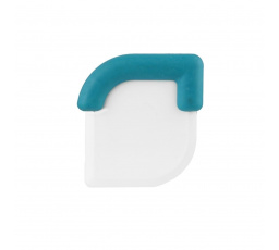 Kék serpenyő- és edénykaparó, amely nem karcol.