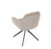 Jídelní židle, béžová, látka, DCH-P3174 LAN2