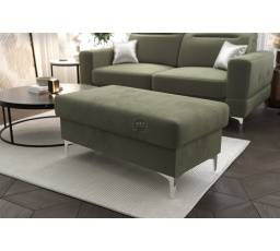 PUFA ZE SCHOWKIEM MALIBU 100x55 CM - Odcienie zieleni