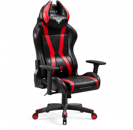 Játék irodai szék X Horn 2.0 King Size, fekete-piros