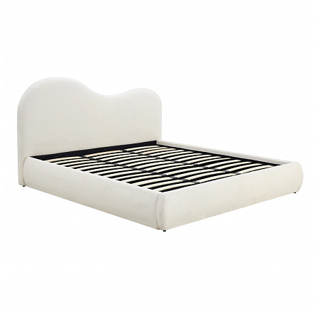 Łóżko 180x200 TALINN z Pojemnikiem Kremowe Boucle Łóżko 180x200 TALINN z Pojemnikiem Kremowe Boucle