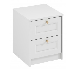REL SN éjjeliszekrény, Fehér/Arany