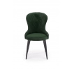 Étkezőszék K366, zöld bársony