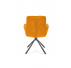 Forgó étkezőszék K495, Mustársárga/Fekete