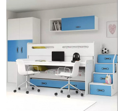 MAX 1 3 OSOBOWY RAMA NIEBIESKI 80 X 200 KPL