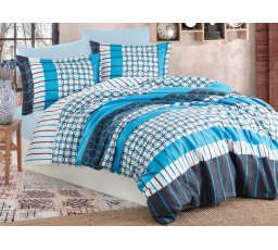 Bavlněný povlak na polštář Metis blue 30x40