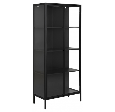 Newcastle magas fekete vitrin