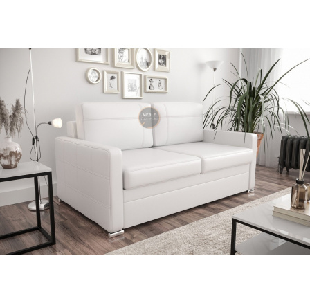 SOFA AVANTI IV 187CM - Biała eko skóra