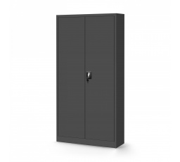 TOMASZ fém irodai iratszekrény, 900 x 1850 x 450 mm, antracit