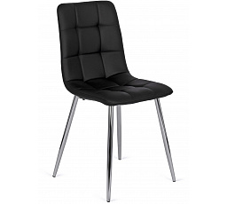 Krzesło ENZO Czarne Ekoskóra