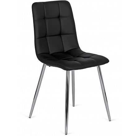 Krzesło ENZO Czarne Ekoskóra