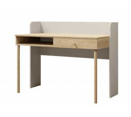 Psací stůl Yuva R11, béžová/dub