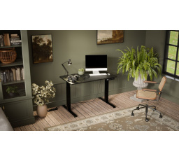 MOON íróasztal, fekete/san sebastian