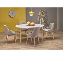 Kihúzható étkezőasztal PIVOT, kasmír/természetes