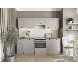 VIVIAN konyhabútor 240, Kaschmir / Dió