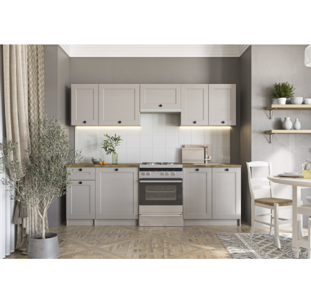 VIVIAN konyhabútor 240, Kaschmir / Dió