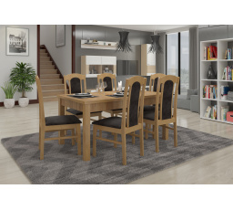 RODOS 53 Craft Gold asztal és szék készlet