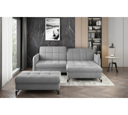 Narożnik Lorelle + Pouf Monolith 84 110x200 Right 1