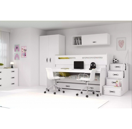 MAX 1 3 OSOBOWY RAMA BIAŁY 80 X 200 KPL