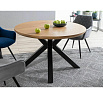 RITMO étkezőasztal, tölgy/fekete
