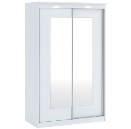 MORTY 2D2L 120 ruhásszekrény, Fehér
