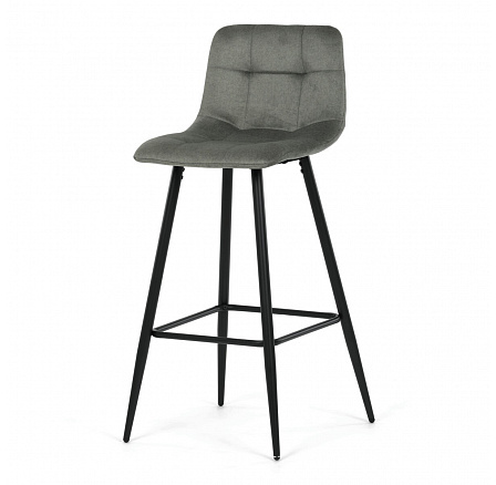 Barová židle, zelená, látka,AUB-X7015 GRN2