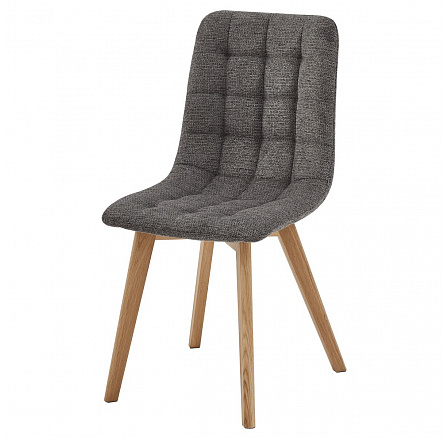 Étkezőszék, szürke, szövet, CT-291 GREY2