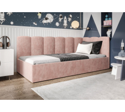 ŁÓŻKO SIMBA - Odcienie różu- T61 , Strona prawa