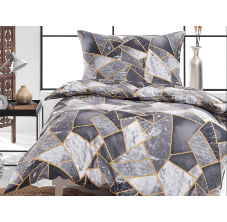 Saténový povlak na polštář Marble