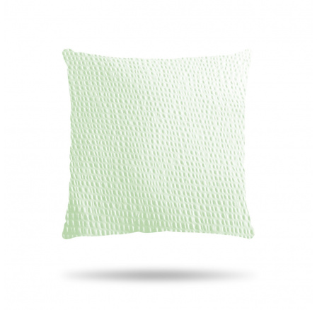 Krepový povlak na polštář zelený